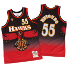 camiseta NBA dikembe mutombo 55 atlanta hawks rojo
